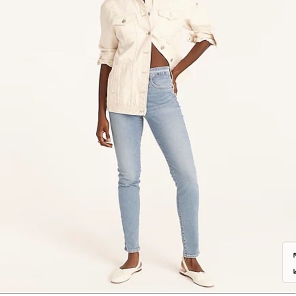NWT JCrew 9” Rise Toothpick Denim - Picture 3 of 8